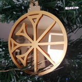 Metallic Gold Christmas Baubles