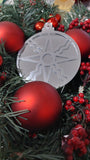 Metallic Silver Christmas Baubles