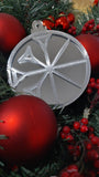 Metallic Silver Christmas Baubles